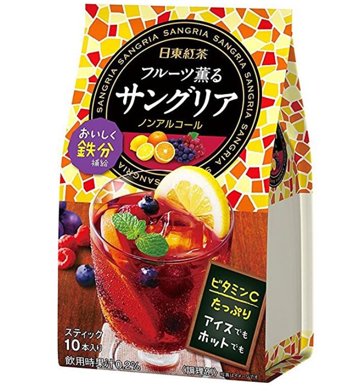 日东奶茶 混合水果茶 10条装