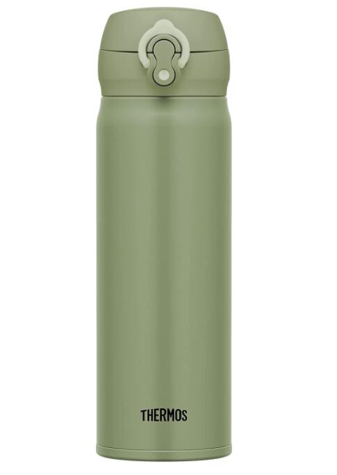 THERMOS膳魔师 不锈钢真空保温杯 0.5L JNL-505军绿色
